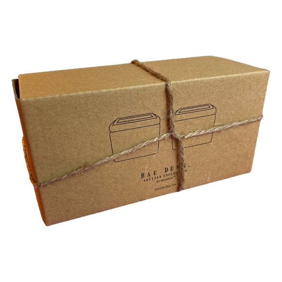 RAE DUNN Set of 2 Jewelry Boxes - Trinkets and Treasures Ceramic Box Set NEW - Picture 3 of 16